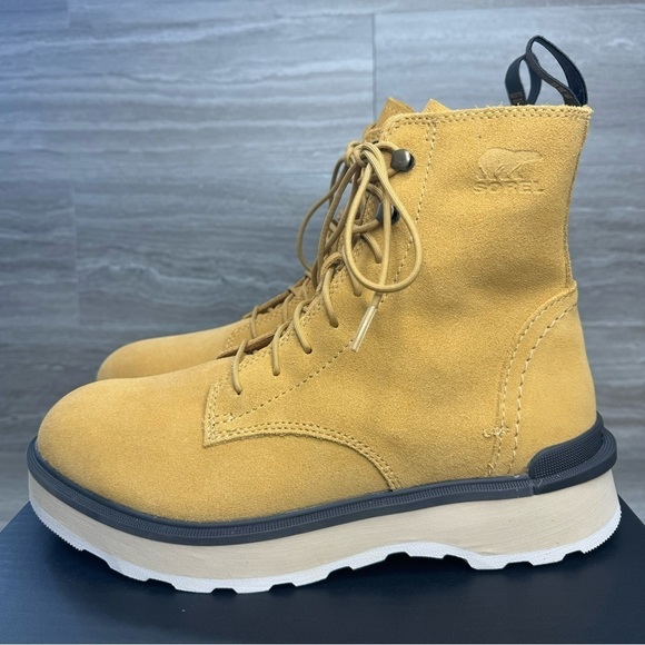 NIB Sorel Hi-Line Waterproof Suede Platform Boots Size 9 - Picture 8 of 8